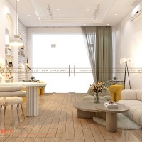 Thiết kế sảnh thẩm mỹ viện Lê Duyên sang trọng